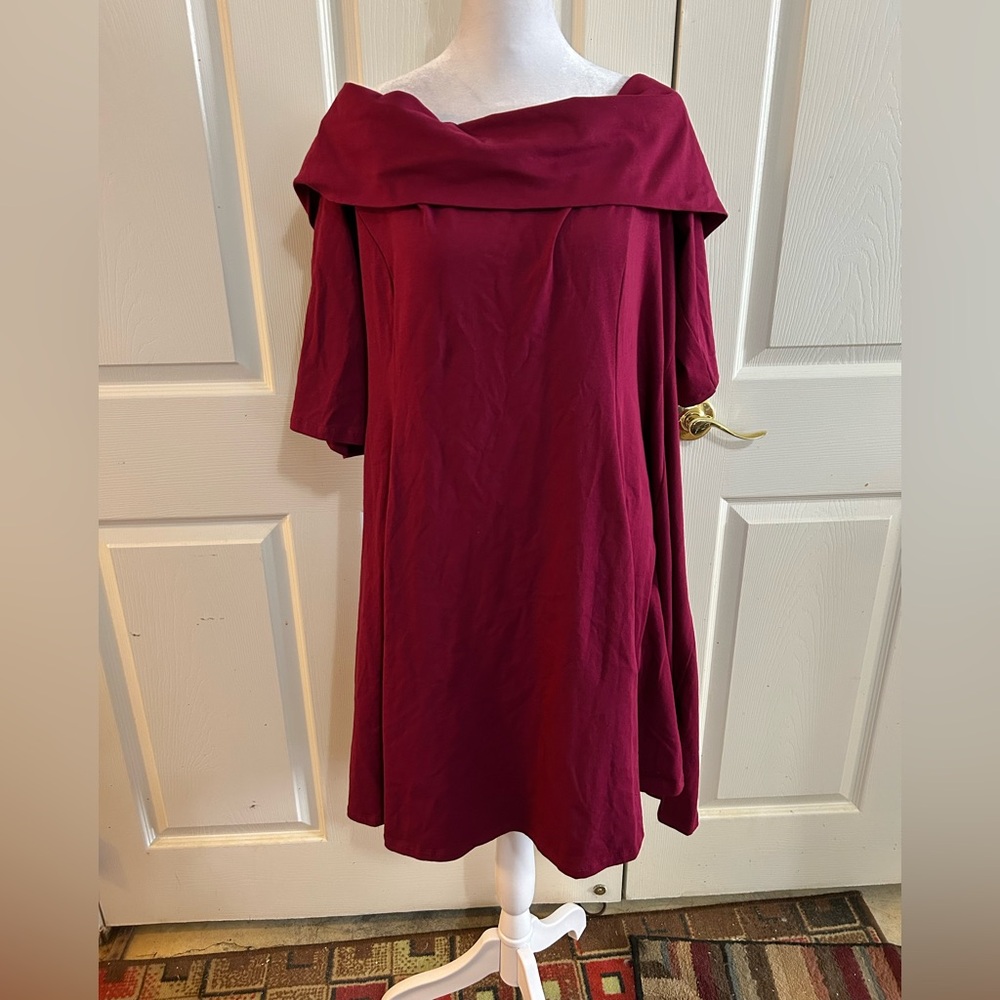 NWT ASOS Curve off the shoulder dress, size 18